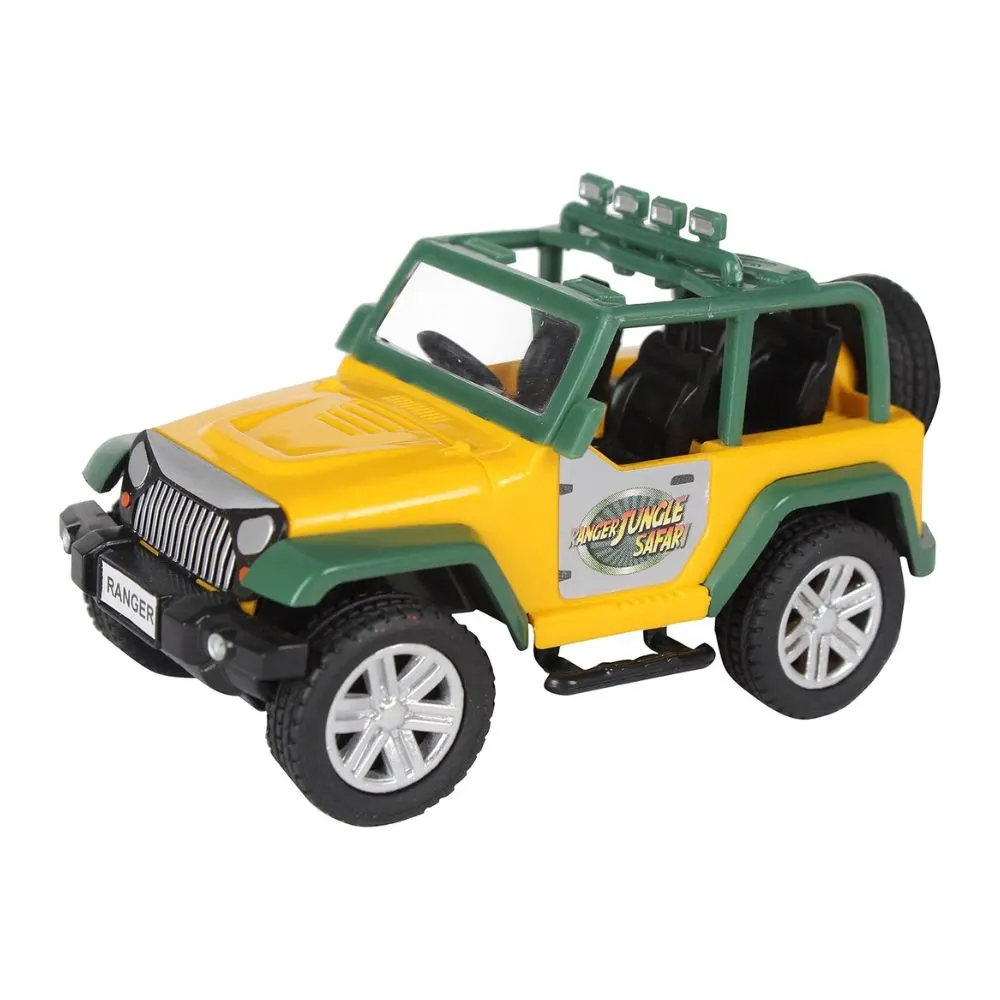 Centy Toys Plastic Pull Back Safari Toy Car for Kid